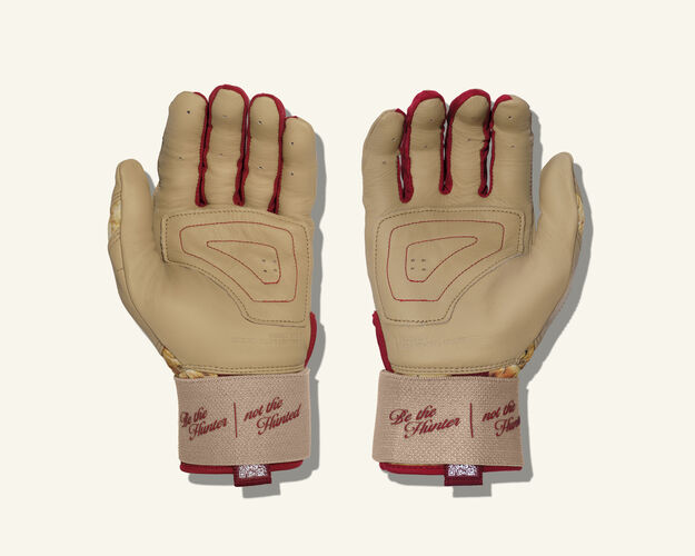 COMBAT MFG Outdoor Long Strap Batting Gloves