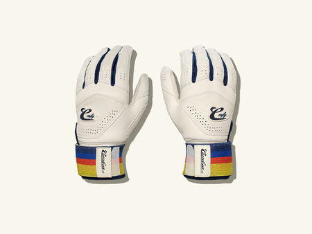 COMBAT MFG Coastal Collective Long Strap Batting Gloves, Cream