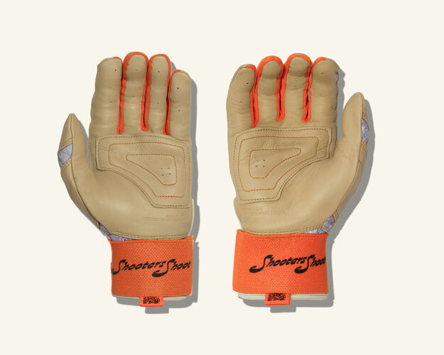 COMBAT MFG Outdoor Long Strap Batting Gloves