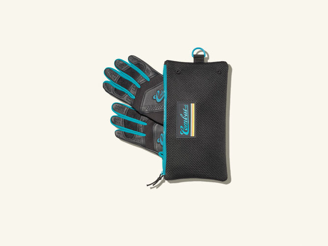 COMBAT MFG Coastal Collective Long Strap Batting Gloves, Black, Adult XS