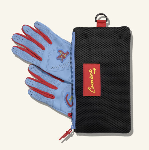 COMBAT MFG Outdoor Long Strap Batting Gloves