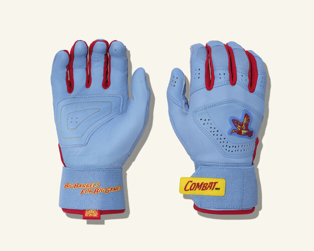 COMBAT MFG Outdoor Long Strap Batting Gloves