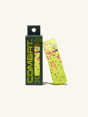 COMBAT MFG Ultra-Perforated Bat Grip, 1.2mm, Optic Yellow/Pink Digi Camo
